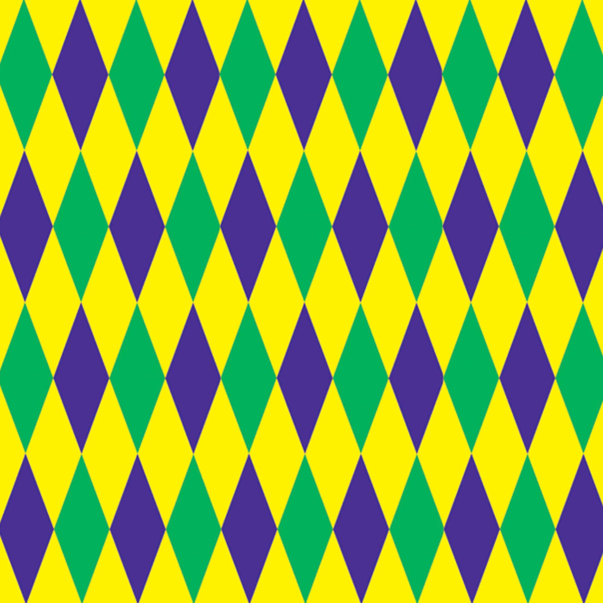 Beistle 4ft. x 30ft. Mardi Gras Harlequin Backdrop